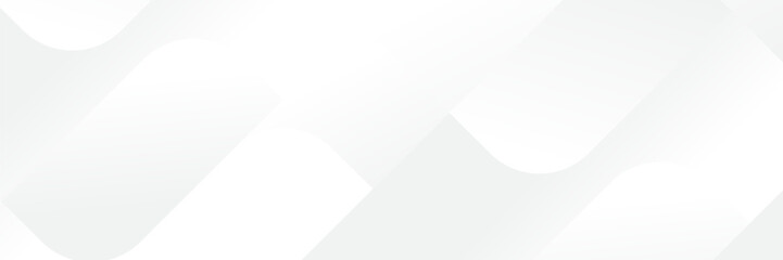 Abstract white Geometric banner design background.