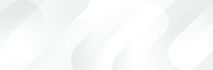 Abstract white Geometric banner design background.
