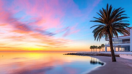 Tropical Sunrise Beachscape