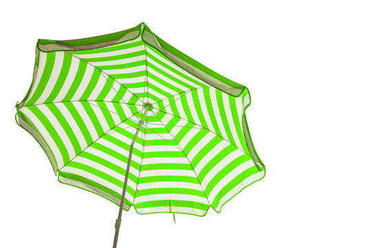 Parasol sur fond blanc 
