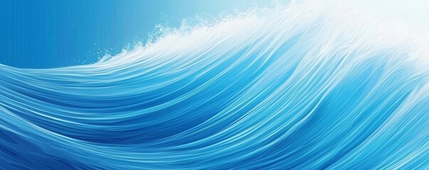Obraz premium Abstract representation of water flow captured in vibrant colors. 