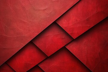 Red paper material design abstract background