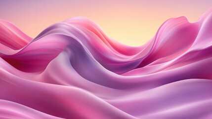 Obraz premium A simple abstract purple background with soft, flowing lines creating a sense of depth. The texture is smooth, transitioning from a rich plum color to a delicate lavender