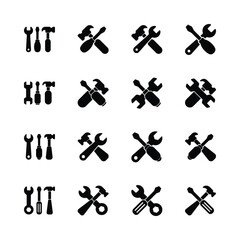 Set of toolkit icons, Repair icon symbol vector isolated on white background