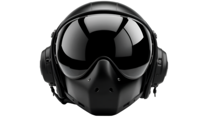 helmet and goggles isolated background