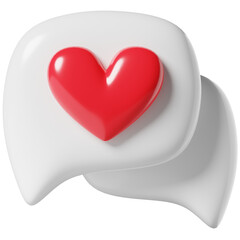 Love Chat Message Icon