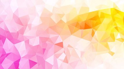 Obraz premium Abstract geometric background with pink and yellow hues