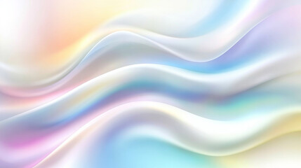 Obraz premium Soft pastel abstract waves create calming background