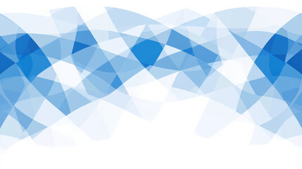 Abstract blue geometric pattern with overlapping shapes