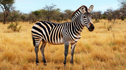 Obraz premium Zebra in African Savanna
