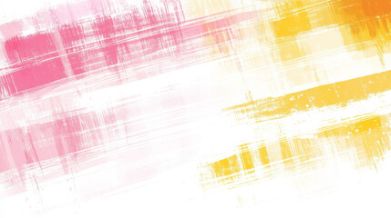 Obraz premium Abstract pink and yellow brush strokes background