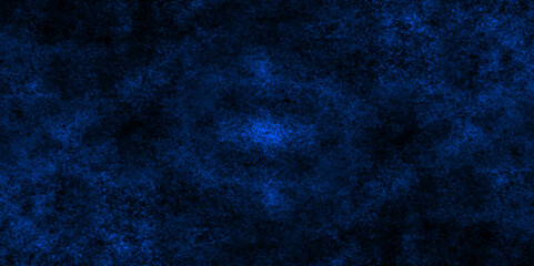 Abstract blue wall grunge background, Nebules blue texture decorative Venetian stucco for backgrounds, deep shiny blue and black dreamlike abstract fantasy under water background. dark blue concrete.