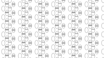 Seamless pattern Luxury. Black and white design geometric pattern. Hand drawn outline design for fabric , print, cover, banner and invitation. Vector illustration