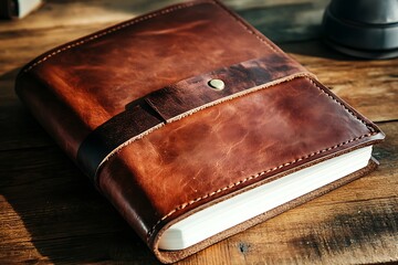 a dairy on the table