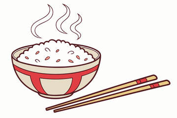 illustration of a Hot soup