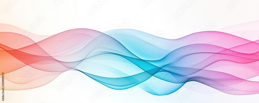 Poster ethereal watercolor concept. abstract colorful wave design for backgrounds or graphic projects.