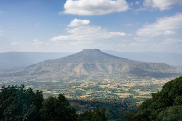 view from the volcano