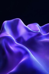 Fototapeta premium Abstract Purple and Blue Silk Drape
