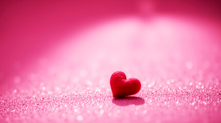 Obraz premium red Heart shapes for valentines day background