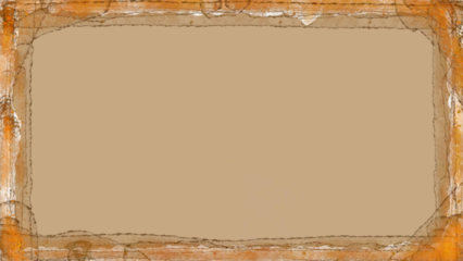 Vintage aged parchment paper sheet with torn worn deckle edges