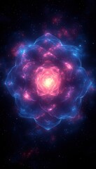 Obraz premium Cosmic Flower Nebula