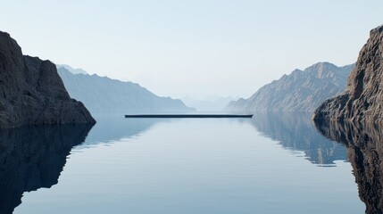 Serene Mountain Lake