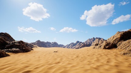 Sunny Desert Landscape