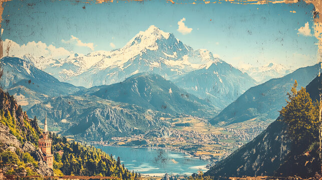 Bingol Turkey province vintage travel plate, mountains landscape retro tin plaque. Famous Turkish landmark, retro board, signboard, touristic travel destination sign. Bingol Province and District