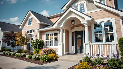 Luxury Dream Home: Modern Architectural Design, Landscaping, and Exterior Details