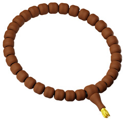 Prayer Beads 3D Illustration