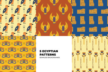 Ancient Seamless Pattern Set