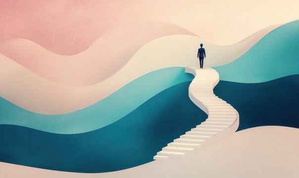 Abstract growth digital art competency pathways