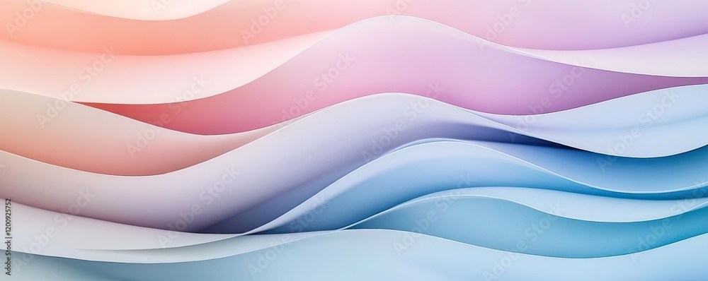 Poster ethereal watercolor concept. abstract wave background in soft colors, perfect for creative projects 