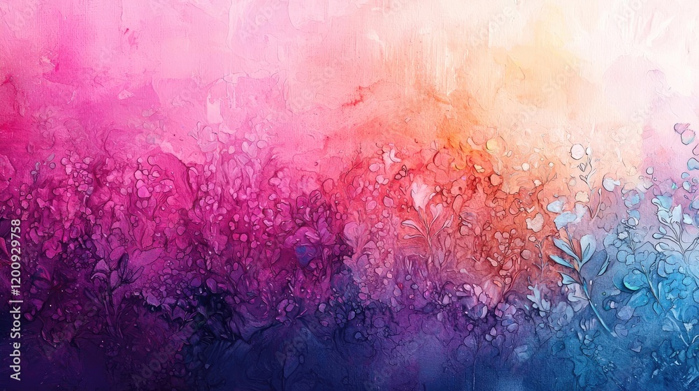 Poster Doodle watercolor idea. A vibrant abstract background with colorful fluid patterns and textures.