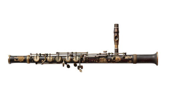 Isolated Oboe on transparent background.PNG
