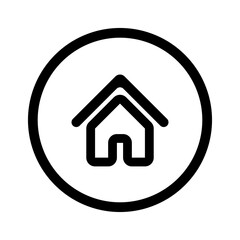 Mono Line Home Icon