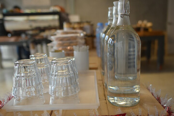 Italian espresso machine in a restaurant, Espresso machine