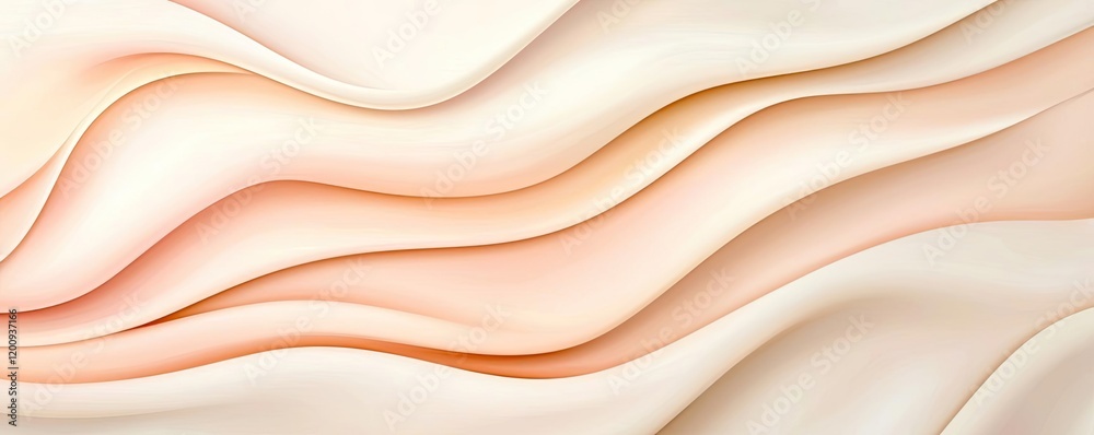 Poster light pink watercolor idea. a soft and flowing abstract background in warm tones, perfect for design