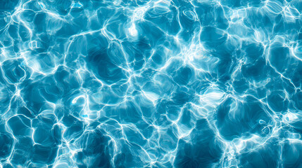 Ocean seamless pattern with cartoon blue waves with white fill on transparent background, for nautical or marine themes design