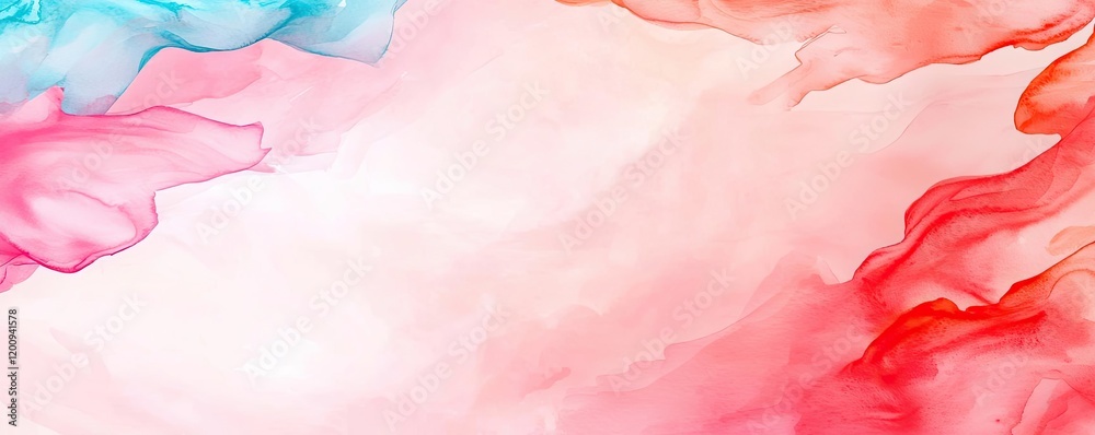 Poster Light pink watercolor idea. A vibrant abstract background with flowing colors creating a dreamy atmosphere.