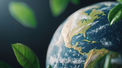 Ethical Designs Emphasizing Sustainability and Nature, ESG concept enhances eco-friendly practices.