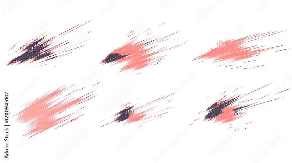Poster Dynamic Speed Motion Effects of Objects Generative AI