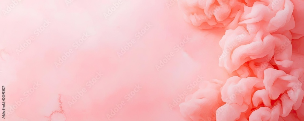 Poster light pink watercolor idea. soft pink abstract background with watercolor texture and fluid shapes f
