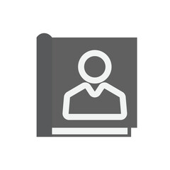 Name Account Icon Book Illustration 