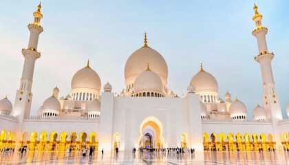 Obraz premium mosque united emirates