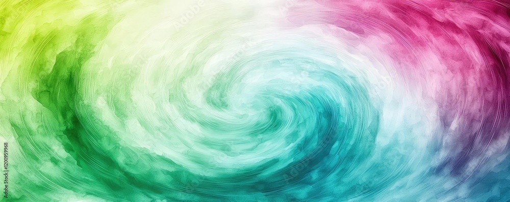 Poster playful watercolor concept. vibrant swirling colors creating an abstract and dynamic visual effect.