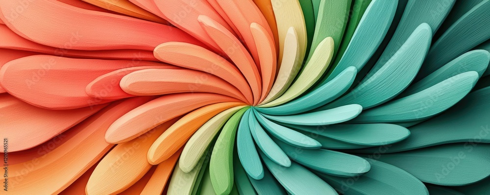 Poster playful watercolor concept. a vibrant abstract swirl of colorful shapes, creating a dynamic visual e