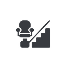Stairlift vector icon