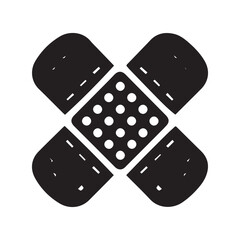 Hospital and medical health care icon Bandage vector illustration