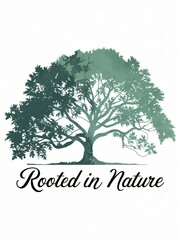 Obraz premium green tree illustration